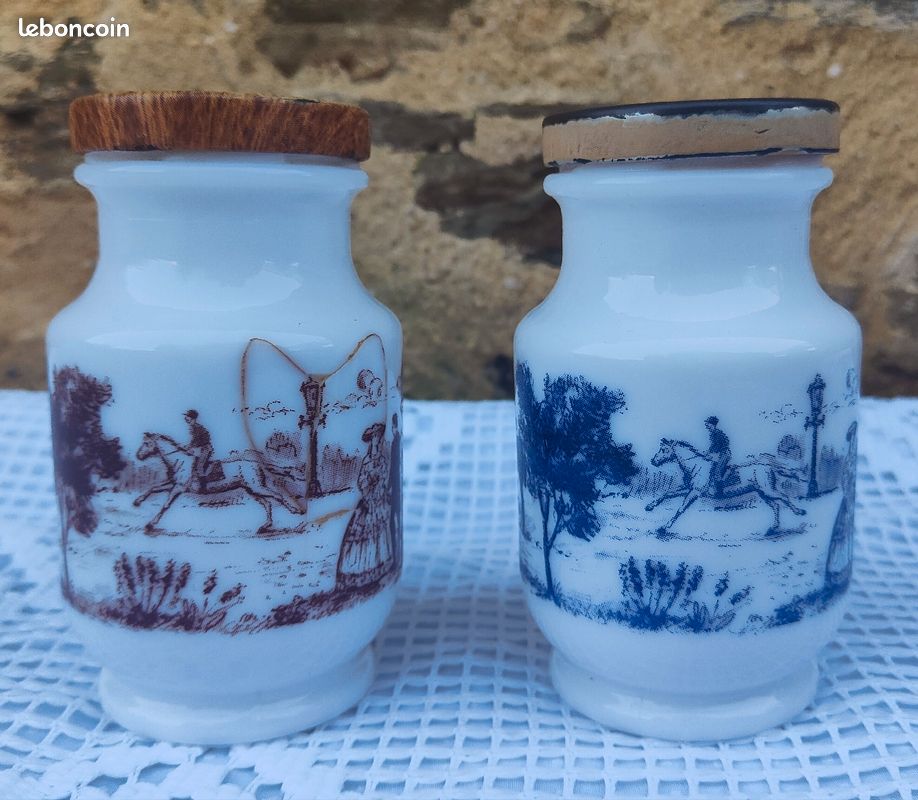 Lot de 2 pots à moutarde (image 1)