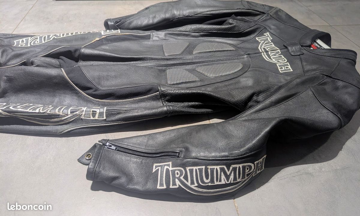 Combinaison integrale triumph cuir (image 5)