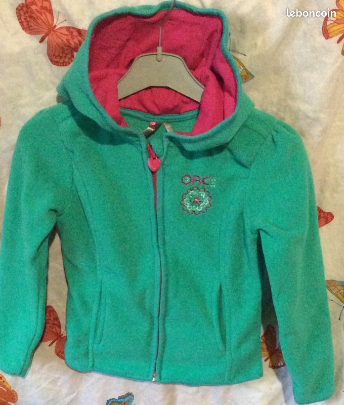 Veste Blouson vert ORCHESTRA fille 6 ans (image 1)