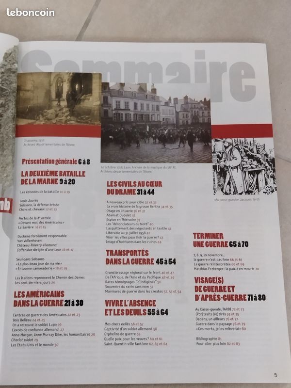 Supplément Libération "De guerre lasse 1918" (image 2)
