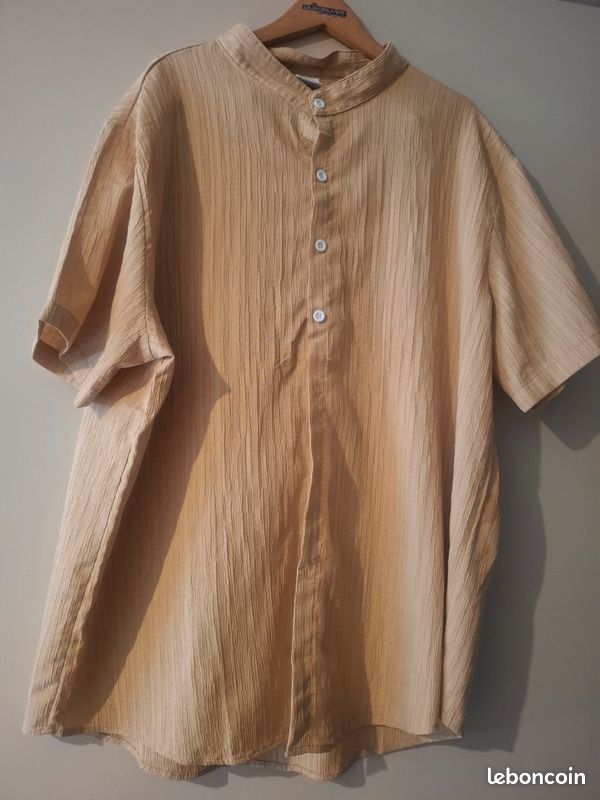 Lot chemises col mao taille XL (image 2)
