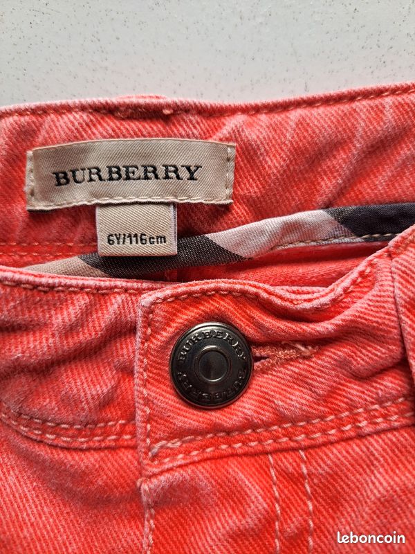 Bermuda BURBERRY corail 6A (image 2)
