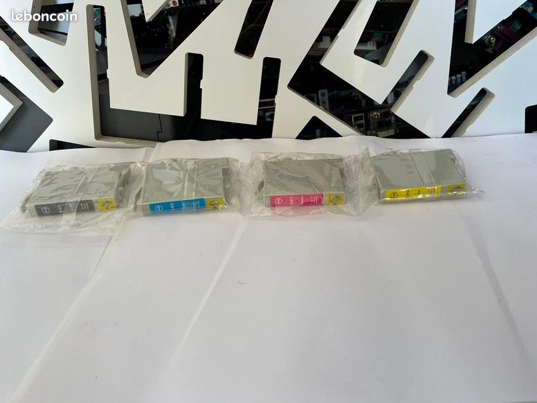 Lot de 4 cartouche epson e-611 e-612 e-613 e-614 (image 1)
