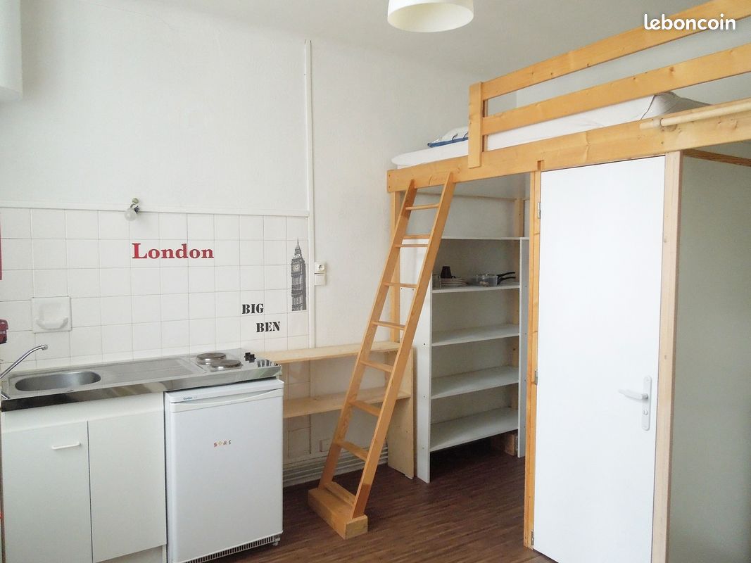 Appartement 1 pièce 15 m² · à Nantes · 15 m² · 480 €/mois