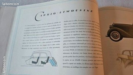1938 brochure Mercedes 170 V Torpedo, Roadster, Cabrio... : catalogue de 28 p. En français (image 6)