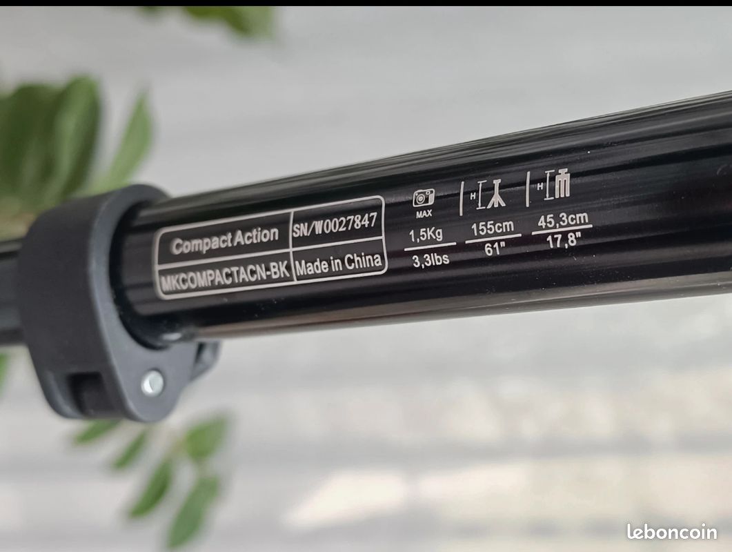 Trépied manfrotto Compact action N-BK (image 8)