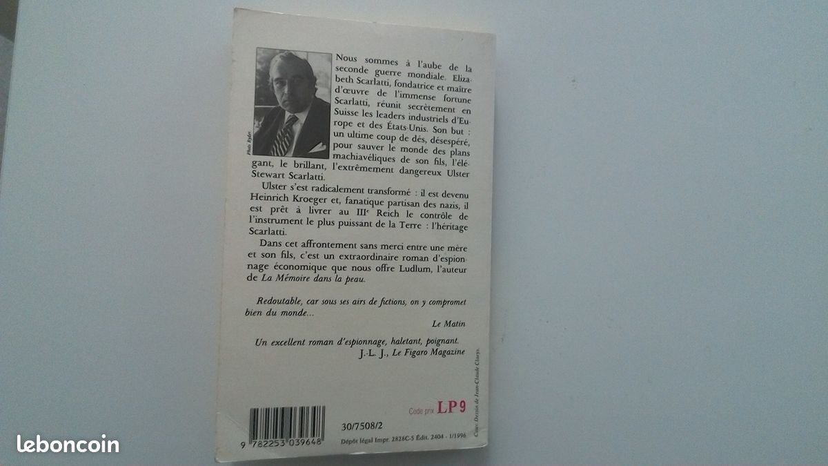 Livre de ROBERT LUDLUM (image 2)