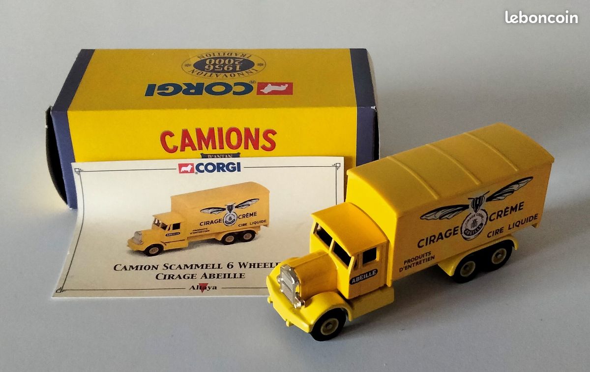 Camion d'antan publicitaire échelle 1:72 "Abeille" (image 1)