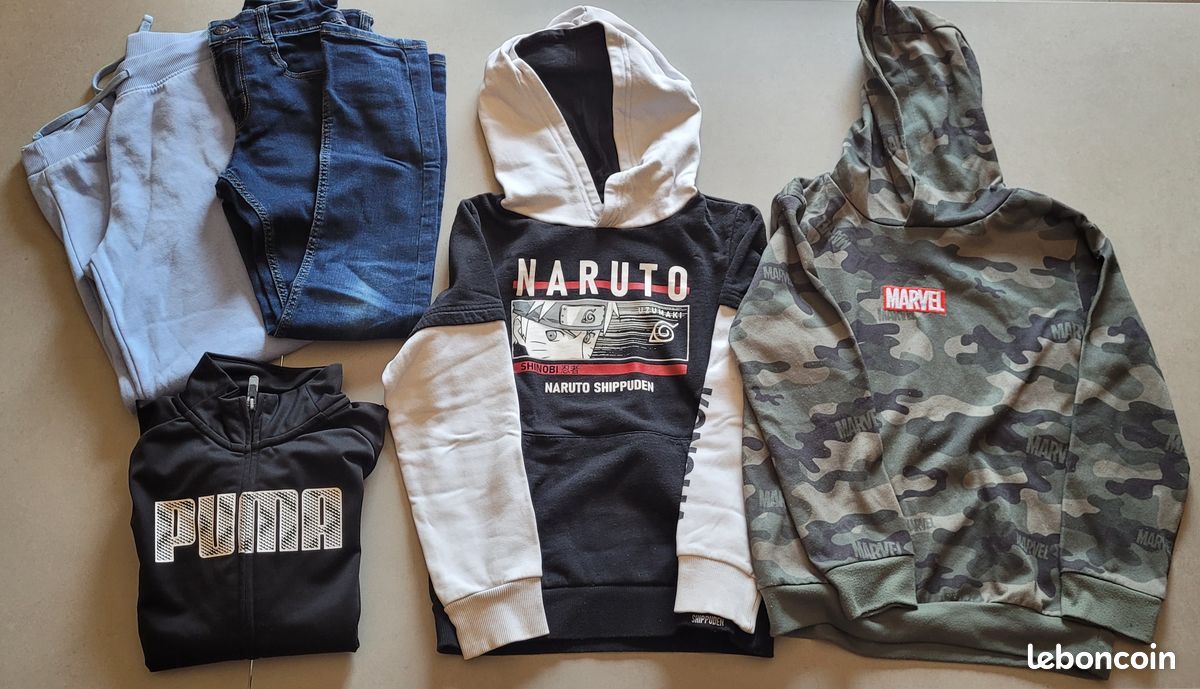Lot Sweat Marvel, Naruto, Puma (image 1)