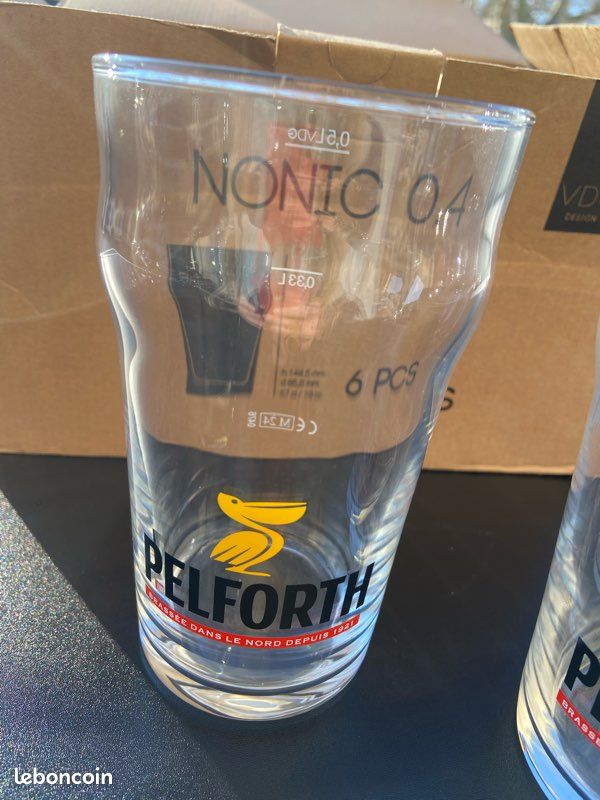 Lot verres à bière Pelforth (image 2)