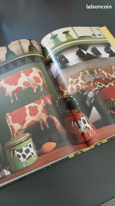 Livre pour relooking meubles decors peints ou pochoir très variés champêtres sur tous matériaux (image 6)