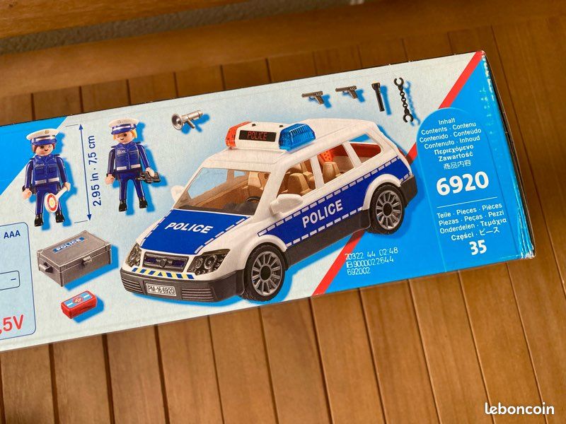 Lot De Pièces Détachées Playmobil Pour Voiture De Police - Références 6920, 6872, 6919, Etc. - Occasion Propre