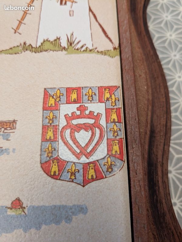 Ancien Dessous de Plat Motif Noirmoutir (image 5)