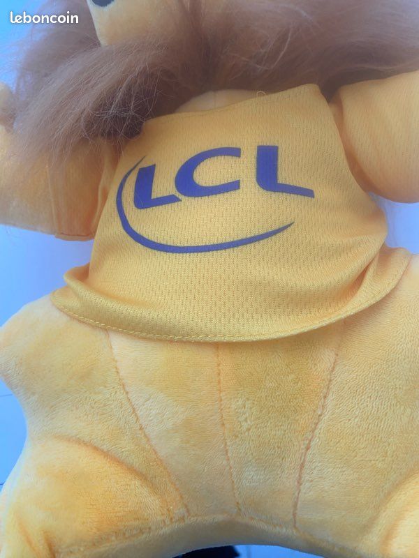 Peluche lion mascotte LCL tour de France cyclisme 2020 C1