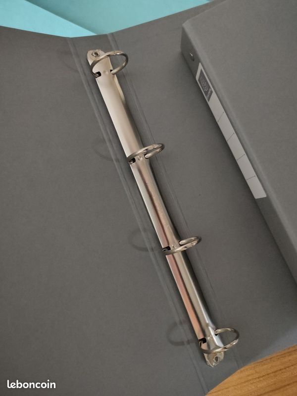 NEUF - lot de 9 grands classeurs 4 anneaux A4 + 21 x 29,7 cm dos 40 mm Exacompta MADE IN FRANCE (image 6)