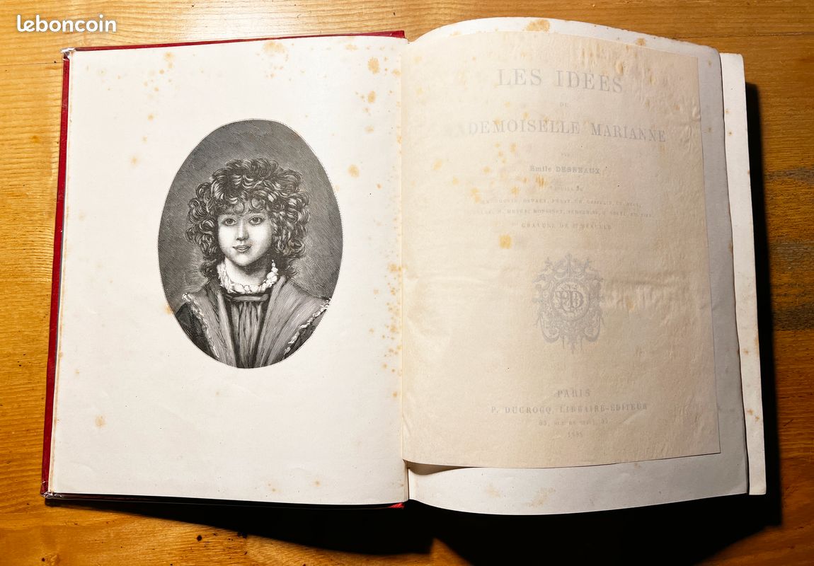 Livre - Les idées de Mlle Marianne de Emile Desbeaux (image 4)