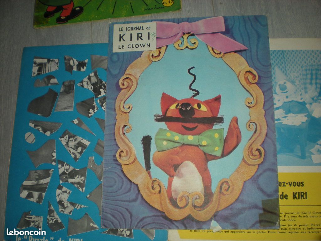 Coffret 3 Puzzles Kiri Le Clown - ORTF (éditions) - Années 80
