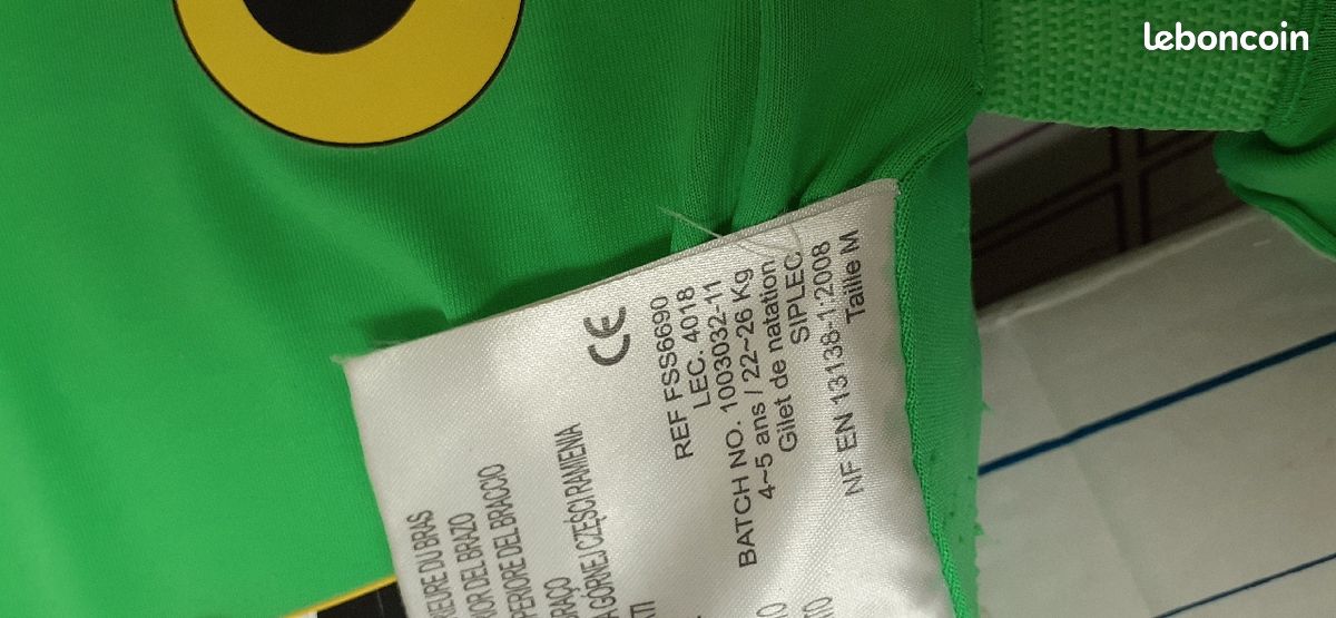 Gilet de natation enfant 4/5 ans (image 2)
