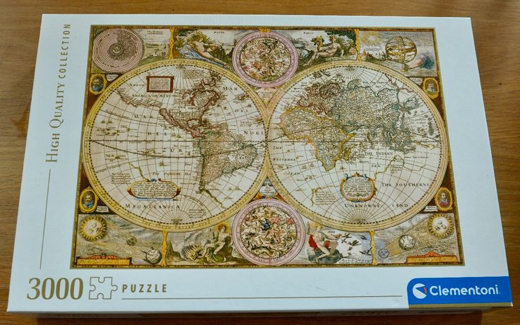 Puzzle «Mappemonde», 3000 pièces