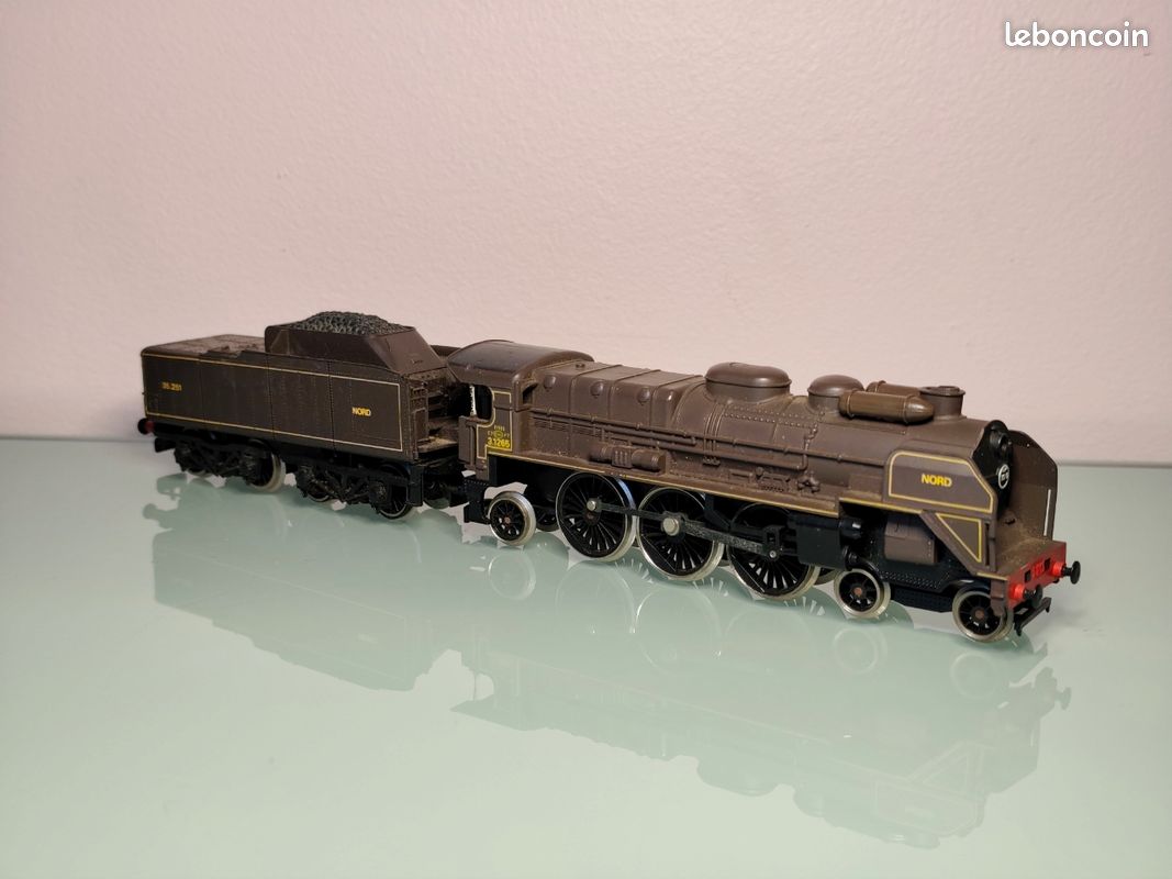 Locomotive Jouef 436 HO – Pacific 231.C.60 SNCF + Tender (Occasion, Sans Boîte)
