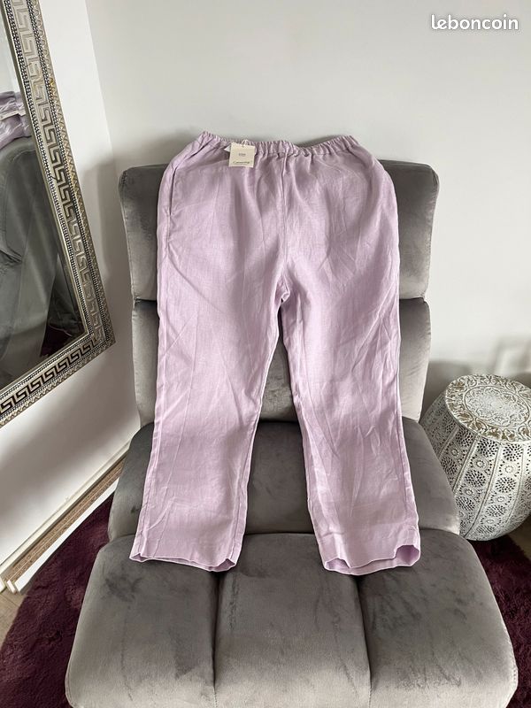 Modz Pantalon Saint Hilaire Mango Pantalon Pantalon 100 Lin Femme