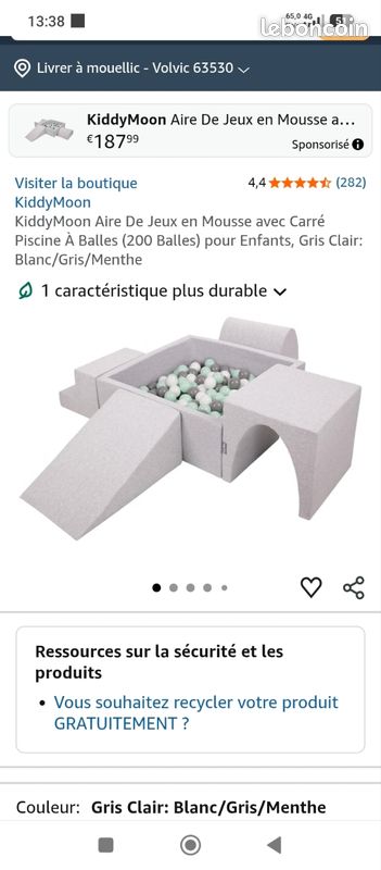 Piscine a balle (image 1)