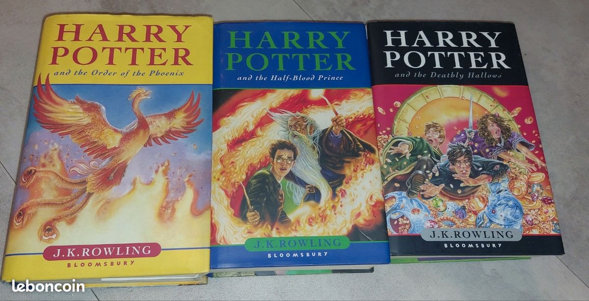 Livres harry Potter tomes 5 à 7 en anglais (image 2)