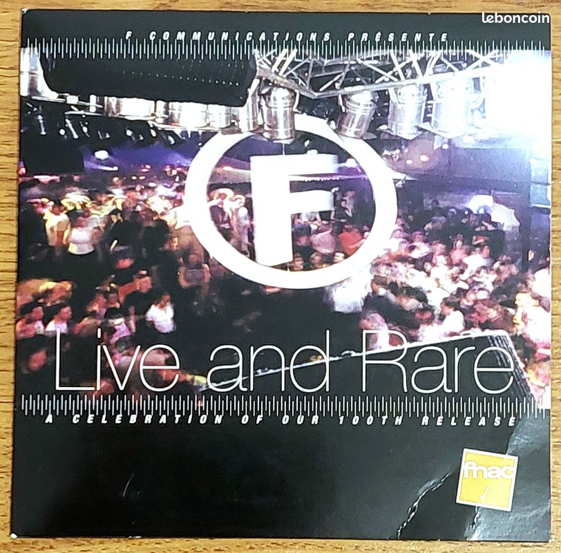 F-Communications 3 Vinyles F100 Live and Rare + CD - Rareté - CD 