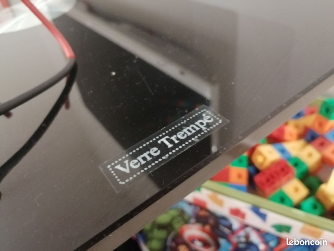 Meuble tv verre trempé (image 1)