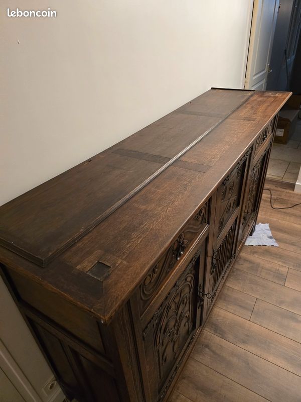 Buffet sculpté renaissance espagnole (image 5)