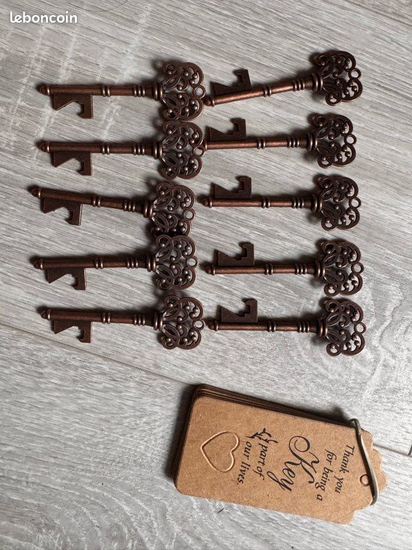 10 Clés squelettes vintage décapsuleur (image 1)