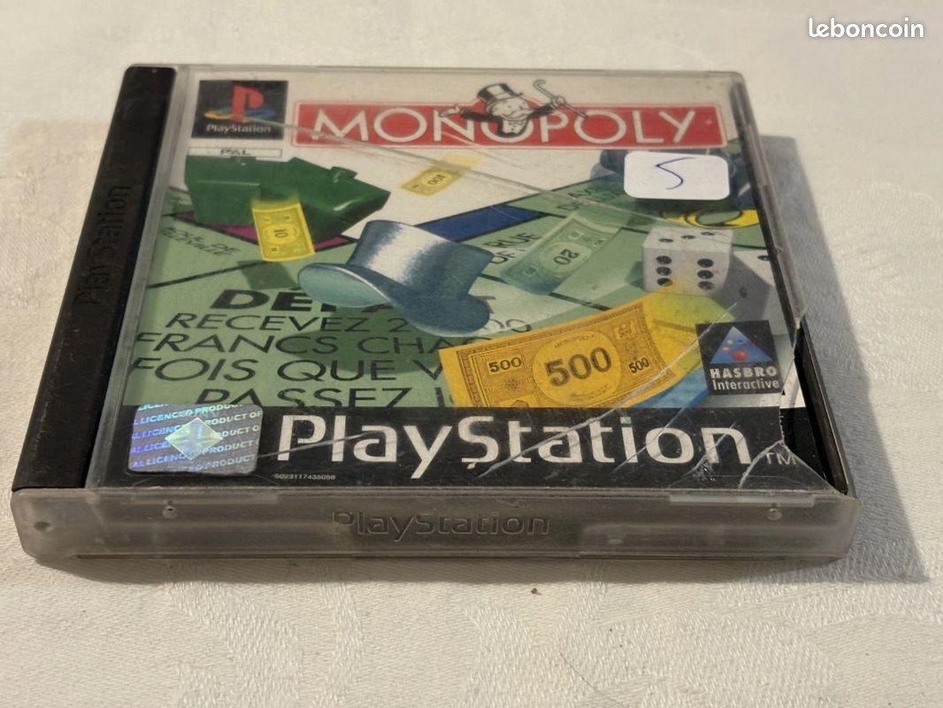 Jeu Sony Playstation 1 PS1 Monopoly complet FR (image 2)