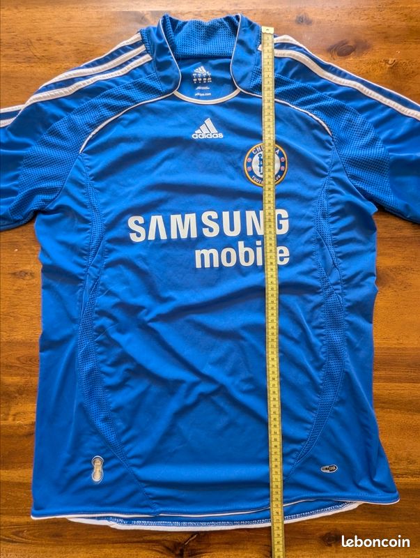 Chelsea FC Frank Lampard #8 maillot domicile 2006–08 – Adidas – XL (image 7)