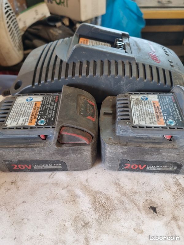 Chargeur+batteries ingersoll rand (image 2)