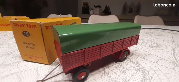 Remorque Bâchée Dinky Toys 70 – Vintage, Boîte D'origine