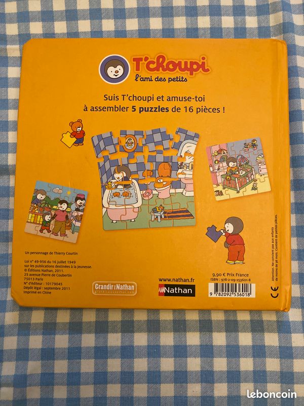 Livre puzzle Tchoupi (image 7)