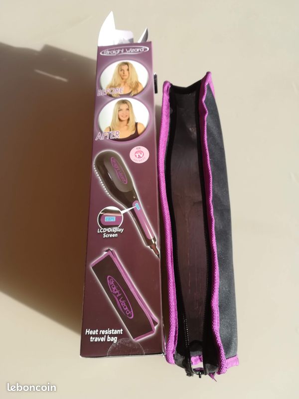 Brosse à cheveux chauffante et lissante (image 2)