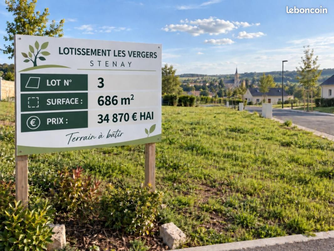 Terrain 686 m² Stenay · 34 870 €