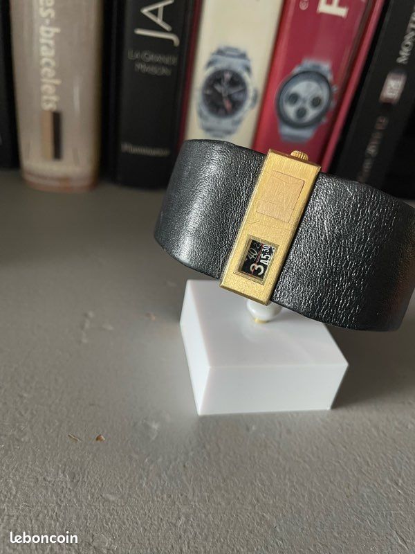 Cadran De Montre Lip Baschmakoff En Acier Brossé - Neuf Sans étiquette, Pièce De Rechange Ou Customisation