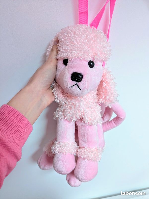 CARPOINT Des En Peluche - Rose - Animal En Peluche
