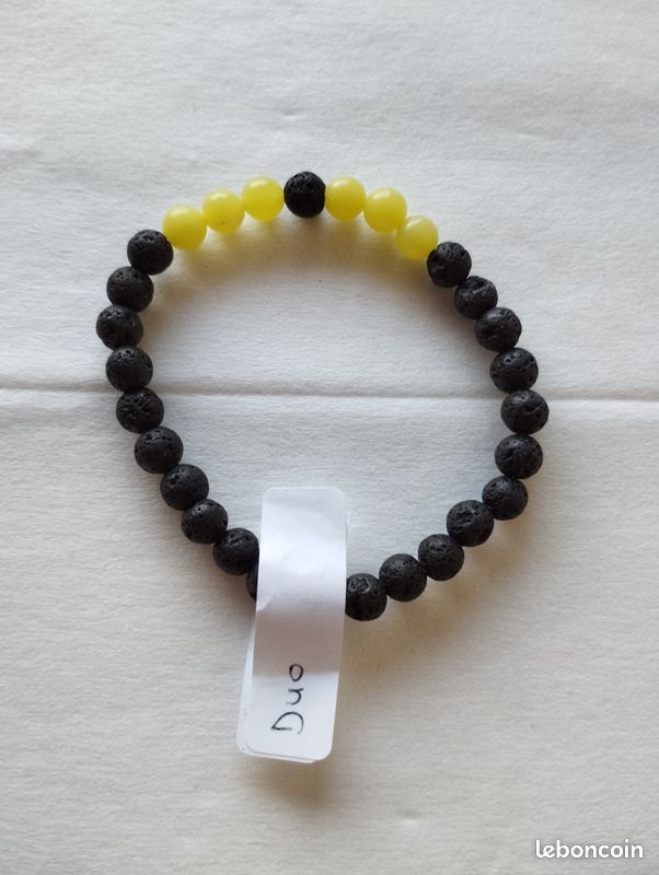 Spécial St Valentin duo de bracelet lithothérapie veine de dragon / jade d'Australie (image 3)