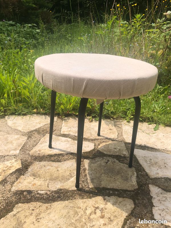 Tabouret bas rond (image 1)