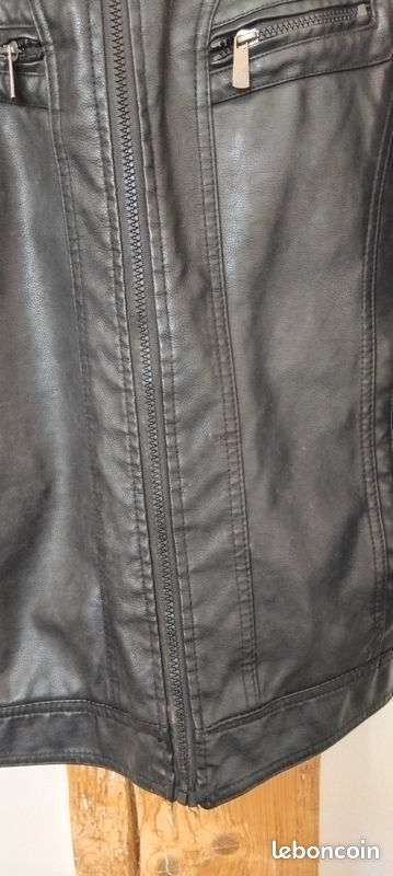 Veste simili cuir vintage (image 4)