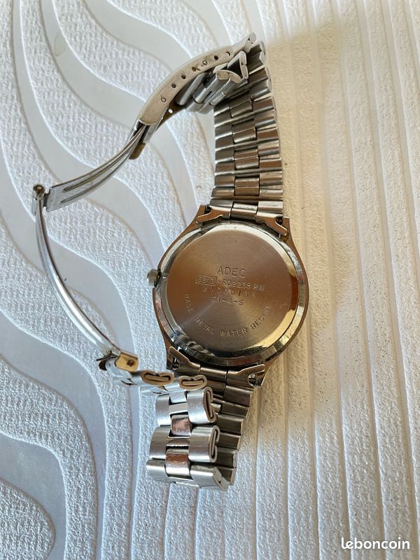 MONTRE ADEC QUARTZ Femme Fonctionne Bracelet Acier EUR 25,00 - FR