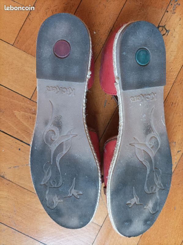 Sandales cuir kickers (image 4)