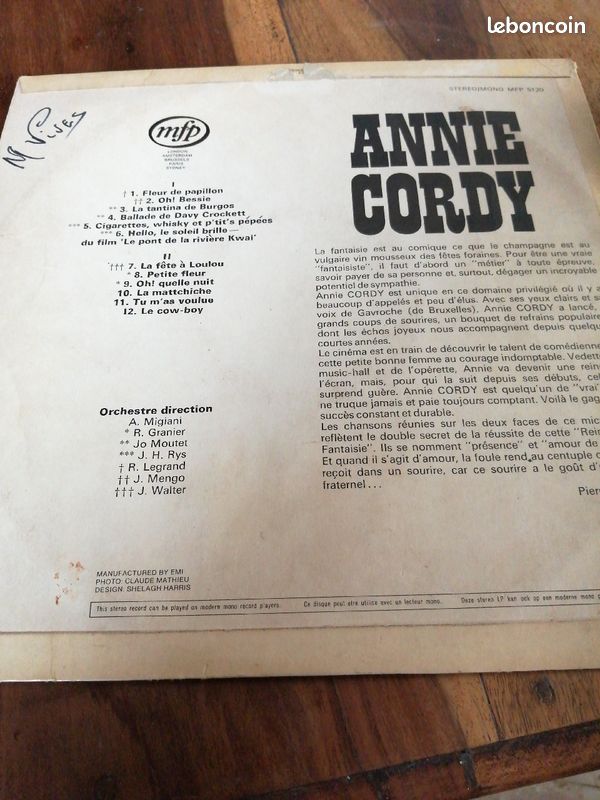 Vinyle 33 tour (image 2)