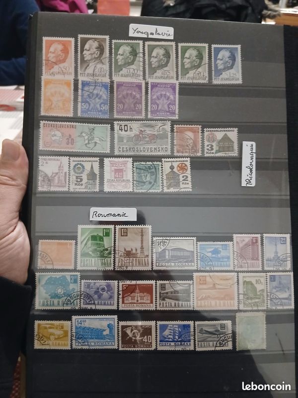 Timbres Danemark, Australie, Norvège, Pays Bas, Chili, Russie, Maroc, Algérie.... (image 6)