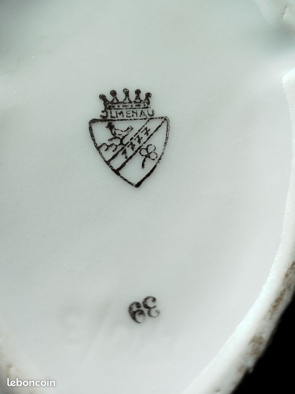 Poisson-jardinière Lindner Bavaria en porcelaine, Allemagne de l'Ouest, vers 1960-1970 (image 7)