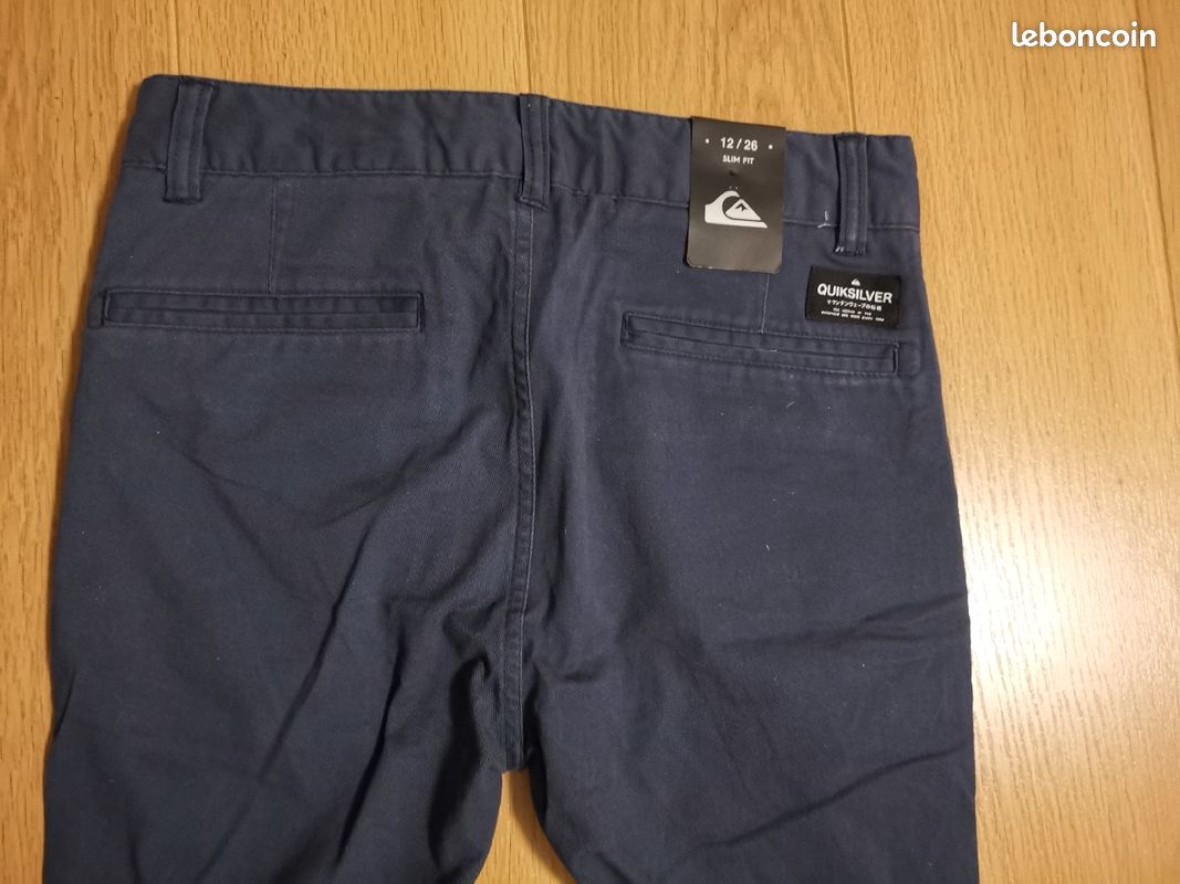 Pantalon garçon slim fit Quiksilver 12 ans neuf (image 4)