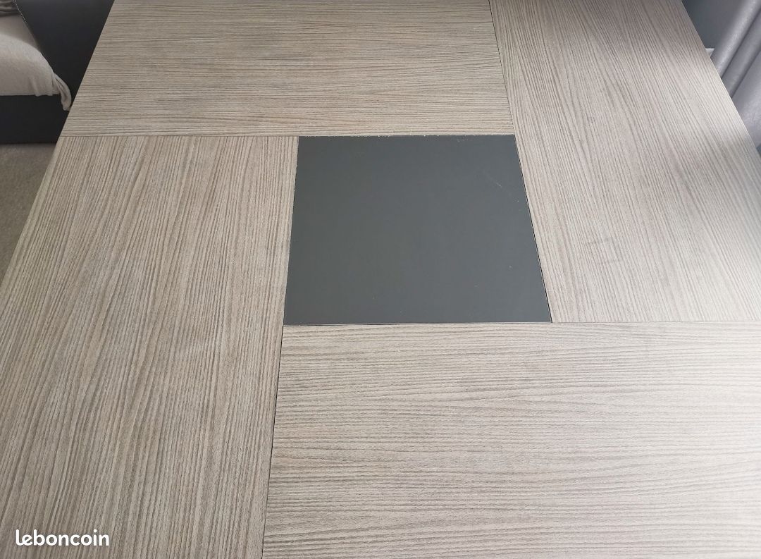 Table salle à manger et vaisselier en chêne cérusé et 4 chaises (image 3)